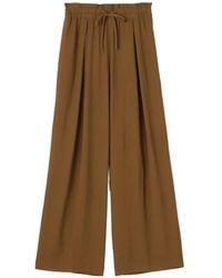 James Perse - Matte Pleated Trousers - Lyst