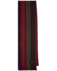 Paul Smith - Wool Double Side Stripe Scarf - Lyst