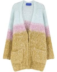 Mes Demoiselles - Watela Colour-Block Chunky-Knit Cardigan - Lyst