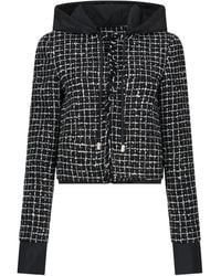 Liu Jo - Bouclé Frayed Jacket - Lyst