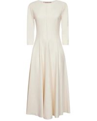Blanca Vita - Ausgestelltes Kleid mit rundem Ausschnitt - Lyst