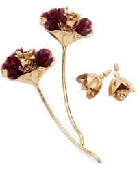 Rabanne - Flower-Motif Earrings - Lyst