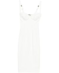 Elisabetta Franchi - Sleeveless Midi Dress - Lyst