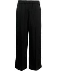 Jil Sander - Elasticated-Waist Wide-Leg Trousers - Lyst