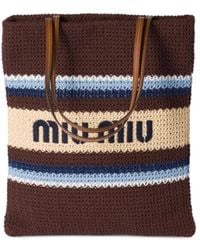 Miu Miu - Gehäkelter Shopper - Lyst