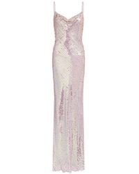 Jenny Packham - Foxx Sequin-Embellished Cowl-Neck Maxi Dress - Lyst