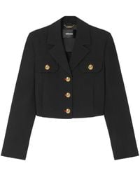 Versace - Giacca Crop Uniform - Lyst