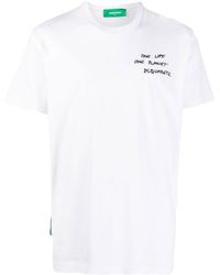 DSquared² - T-Shirt mit Slogan-Print - Lyst