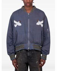 STORY mfg. - Embroidered Reversible Bomber Jacket - Lyst