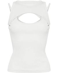 Off-White c/o Virgil Abloh - Layered Cut-Out Tank Top - Lyst
