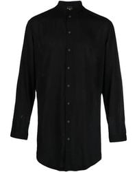 Tessitura - Mandarin-Collar Shirt - Lyst