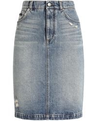 Dolce & Gabbana - Gerafelde Mini-Rok - Lyst