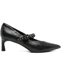 Halmanera - 55Mm Studded Pointed-Toe Pumps - Lyst