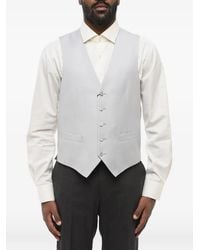 Corneliani - Single-Breasted Wool Waistcoat - Lyst