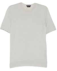 Tom Ford - Fine-Knit Short-Sleeve T-Shirt - Lyst