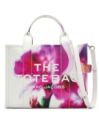 Marc Jacobs - The Future Floral Leren Medium Shopper - Lyst