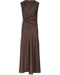 Loulou de Saison - Abito Midi Roan Drappeggiato - Lyst