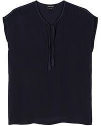 Giorgio Armani - Georgette Silk Blouse - Lyst
