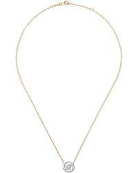 Kiki McDonough 18kt Yellow And White Gold Signatures Helio Diamond Necklace