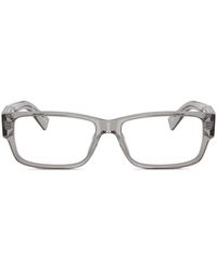 Prada - Brille Mit Eckigem Gestell - Lyst