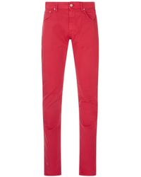 PT Torino - Logo-Patch Slim-Fit Trousers - Lyst