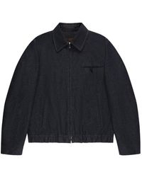 Montedoro - Primo Denim Bomber Jacket - Lyst