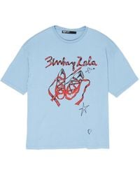 Bimba Y Lola - Graphic Print T-Shirt - Lyst