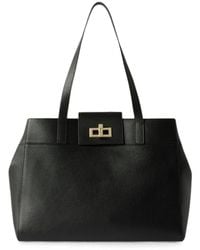 Furla - Large Grainy-Leather Tote Bag - Lyst