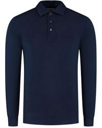Gran Sasso - Long-Sleeved Polo Shirt - Lyst