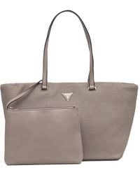 Guess - Logo-Plaque Shoulder Bag - Lyst