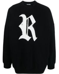 Raf Simons - Logo-print Crew-neck Sweatshirt - Lyst