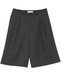 Our Legacy - Split Pinstripe Shorts - Lyst