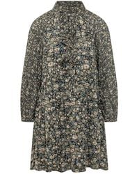 Ba&sh - Kimia Ruffled Floral-Print Mini Dress - Lyst
