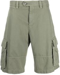 Brunello Cucinelli - Cargo-Shorts Mit Einsätzen - Lyst