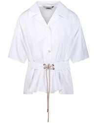 Max Mara - Smmcarisma Blouse Met Ceintuur - Lyst