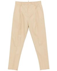 DSquared² - Pleated-Front Tailored Trousers - Lyst