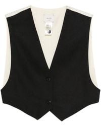 Alysi - Pinstripe-Pattern Button-Fastening Waistcoat - Lyst
