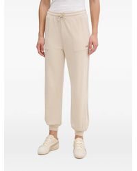 EA7 - Core Logo-Plaque Drawstring Track Pants - Lyst