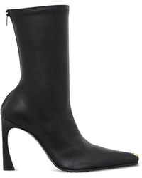 Marine Serre - Ms Kiss Smooth-Leather Boots - Lyst