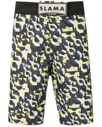 Amir Slama - Geometric-Print Bermuda Shorts - Lyst