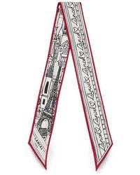 Lancel - Paris A La Fenetre Printed Biface Headband - Lyst