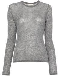 ELEH - Ribbed-Knit Sequin-Embellished Sweater - Lyst