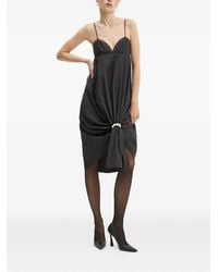 Moschino - Lace-Detail Midi Dress - Lyst