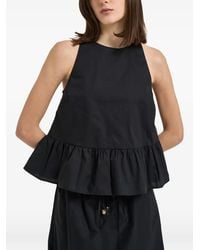 Liu Jo - Ruffled Peplum Top - Lyst