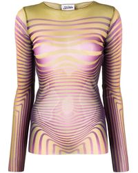 Jean Paul Gaultier - Body Morphing Long-sleeve Top - Lyst