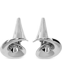 Burberry - Pendientes Tulip - Lyst