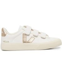 Veja - Recife Sneakers Aus Leder Mit Besätzen Aus Veloursleder - Lyst