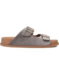 SOMMET - Follonicas Tortora Sandalen mit Doppelschnalle - Lyst