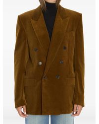 Saint Laurent - Cotton Corduroy Blazer - Lyst