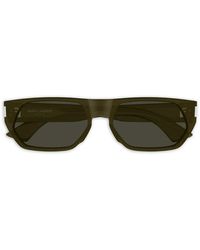 Saint Laurent - Sl 898 Geometric-Frame Sunglasses - Lyst